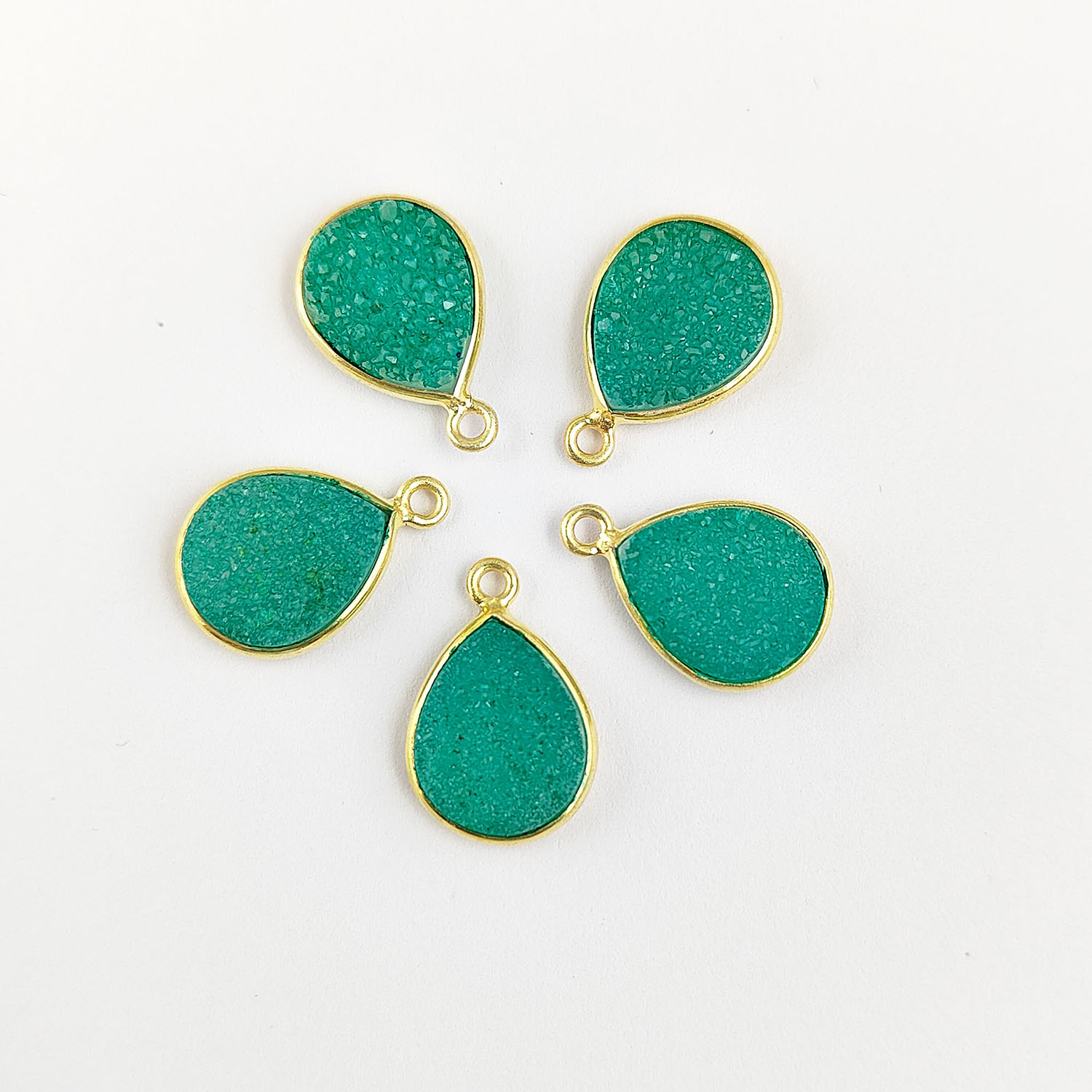 Green druzy