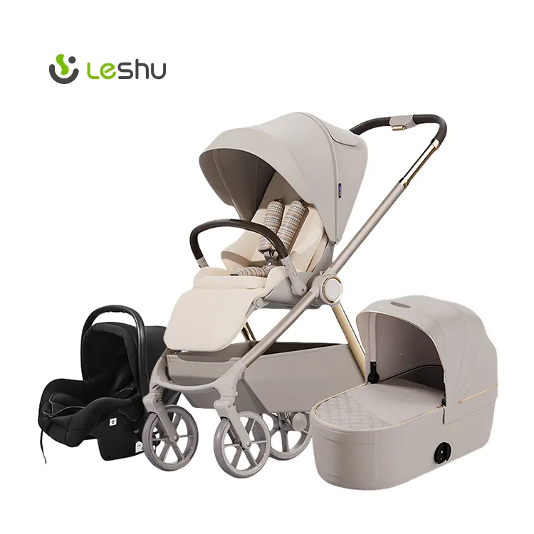 Classic Baby Strollers Pram Car Seat And Stroller For New Born Baby 3 In 1 Baby Stroller