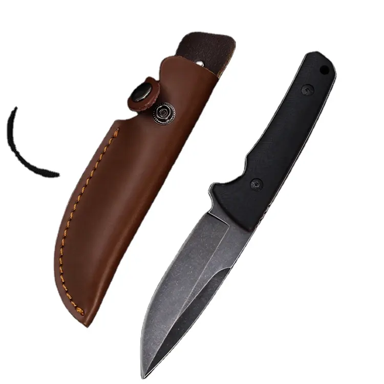 High Quality Custom Leather Kitchen Chef's Knife Sheath with Belt Loop Knife Cover Sleeves
