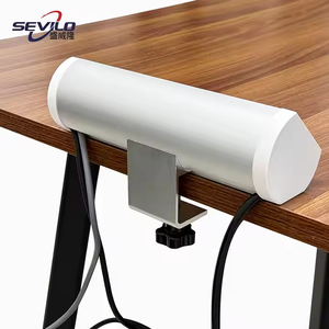 Abrazadera de enchufe múltiple en la toma de corriente de mesa con clip Móvil Oficina Hotel Construido en el enchufe del puerto del cargador USB
