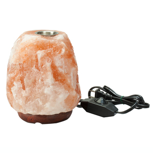 Aromatherapy 100% Authentic Himalayan Natural Shape Salt Lamp for Essential <strong>Oils</strong> with Wooden Base OEM Serviced Design - Product Image 6