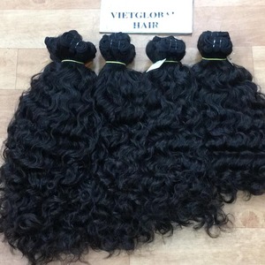 4A <span class=keywords><strong>4B</strong></span> 4Cカーリーヘアバンドルカンボジア未処理の生の人毛横糸ヘアエクステンション