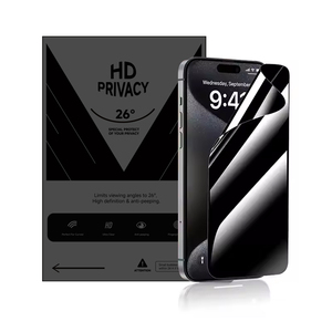 Hỗ trợ vân tay mở khóa HD sự riêng tư Hydrogel TPU phim lá bảo vệ màn hình cho máy cắt cho <span class=keywords><strong>Iphone</strong></span> 17 Pro Max - Product Image 2