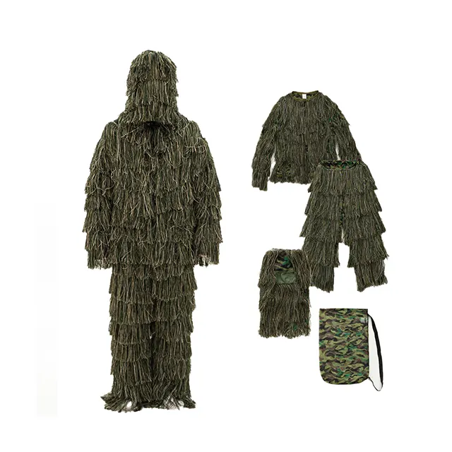 Best-seller Ghillie terno camuflagem traje cosplay na coréia doméstica XL tamanho grande LOVAT YOWCA GHILLIE SUIT