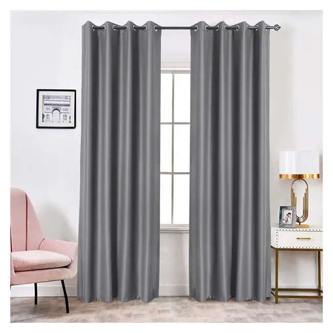 48h Delivery Cheap Price Solid Blackout Curtain Factory Supply 100% Polyester Blackout Fabric For Curtains