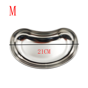 Diş cerrahi tıbbi paslanmaz çelik böbrek kase kavisli tepsiler S/M/L 304 Lab enstrüman tepsi cihazı tırnak ve parmak kullanımı için - Product Image 4