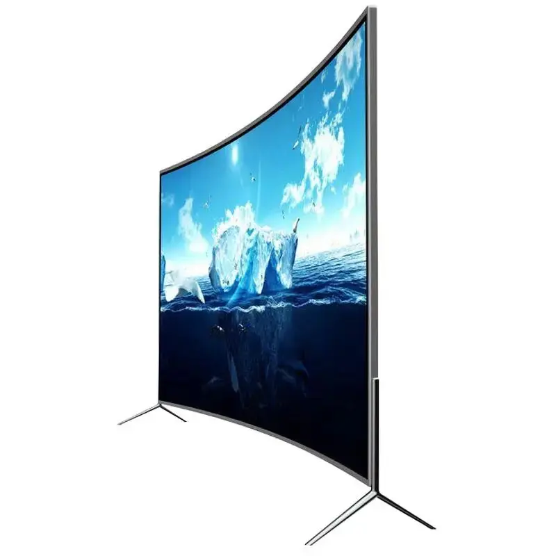 Лидер продаж, изогнутый 75-дюймовый телевизор 4K Smart 100 доступен по оптовой цене для продажи
