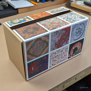 环保双面瓦楞纸板纸箱可重复使用和生物降解，用于牛奶和面条食品安全 - Product Image 6