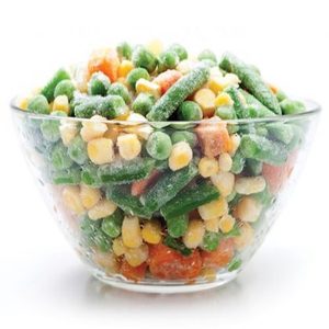 可供销售的冷冻新鲜作物混合蔬菜