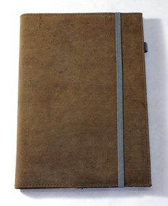 Diario de viaje Bonito diseño personalizado A5 Cuaderno de cuero de tapa dura con banda elástica para promoción Cuaderno Diario - Product Image 1