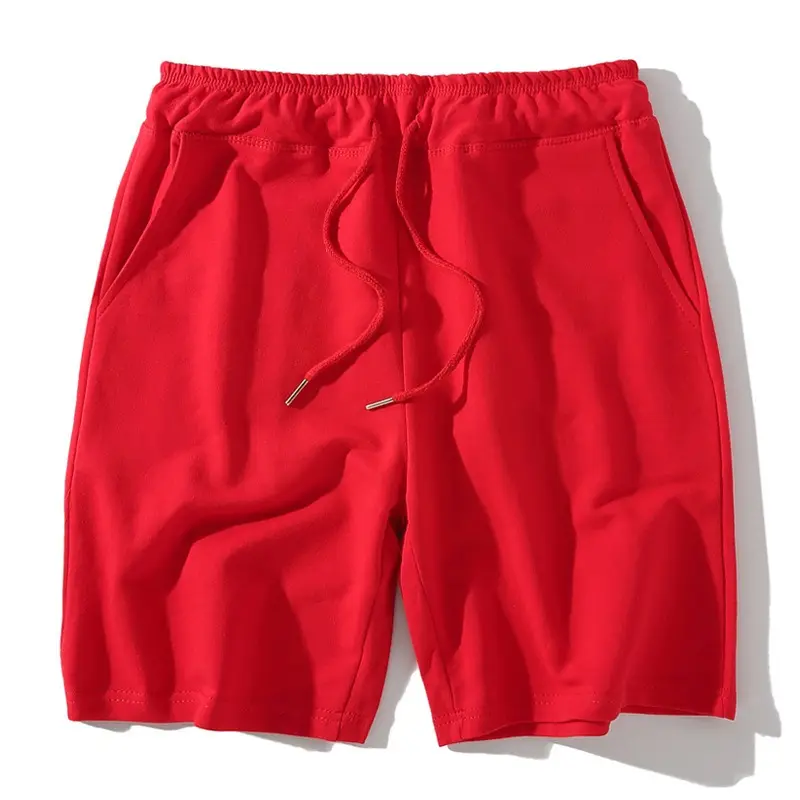 Pantalones cortos de baloncesto al por mayor transpirables cómodos pantalones cortos de poliéster para gimnasio diseño decorativo pantalones cortos de malla de costura de 5 pulgadas