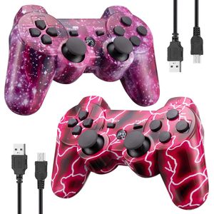 BT Pro Controller per PS3 Controller Wireless compatibile con Playstation 3 doppio Shock sensore di movimento a distanza Gamepads - Product Image 1