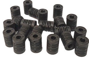 Imported <strong>PU</strong> Material Plastic Encoder Special <strong>Coupling</strong> <strong>Flexible</strong> Shaft <strong>Coupling</strong> OD15*L24*6.35X6.35