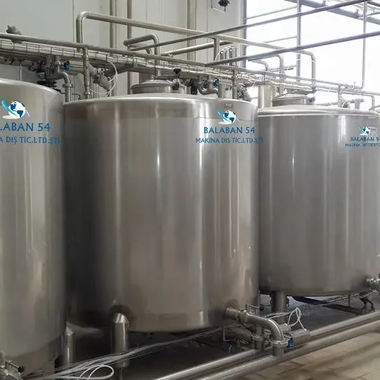 Linea di lavorazione del formaggio Mozzarella da 1000lt, macchine da latte usate con Motor PLC per la lavorazione del latte negli stabilimenti produttivi