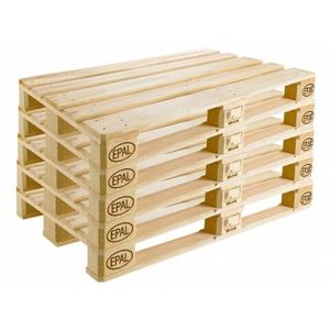 トップグレードユーロEPAL 1200x800ウッドパレット両面4ウェイエントリー