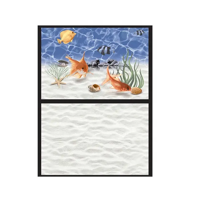 Hoge Kwaliteit Indoor Orient Tegels Prijs Geglazuurde Porselein Gepolijste Dolfijn Oceaan Bedrukt Keramische Vloertegels 300X450