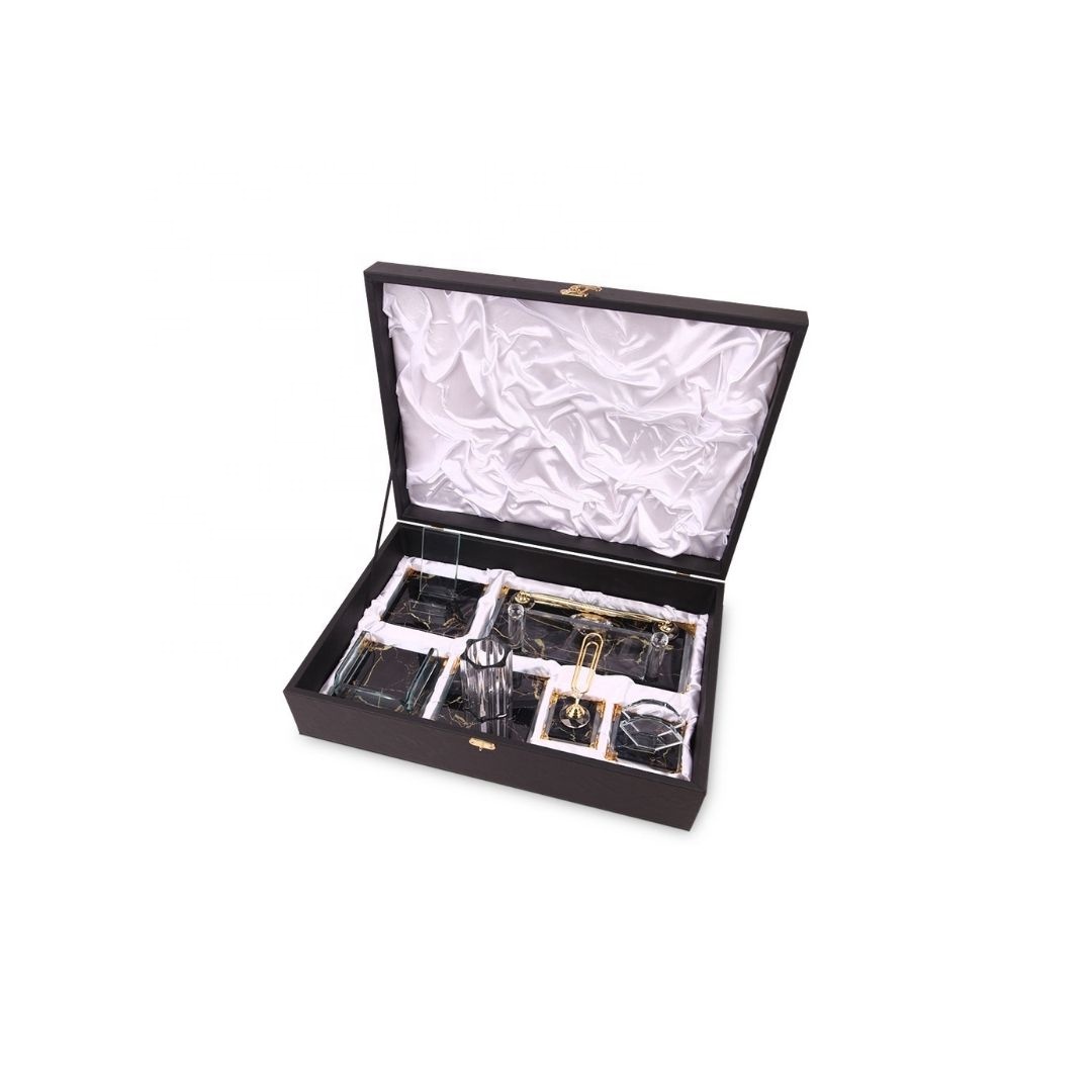 个性化水晶办公桌套装礼品桌装饰用品办公室文具 - Product Image 1
