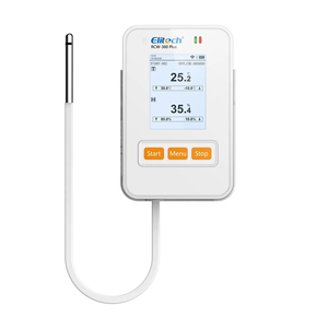 Elitech-Registrador de Temperatura y Humedad, Registrador de Datos Industrial con Sensor Interno, Aplicación de Conectividad A LA Nube, con Sensor Interno, 2 Unidades - Product Image 3