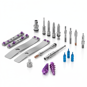 Titanium Legering Implantaten Precisie Cnc Machinale Service Orthopedisch Instrument Onderdelen Op Maat Hoge Precisie Verwerking - Product Image 1