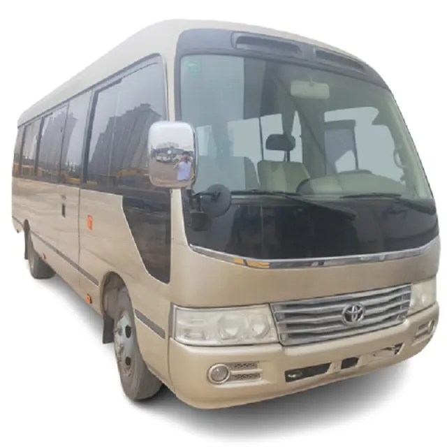 2017 Toyota Coaster Bus Minibus Neuer Bus Max Diesel Radio Windows DVD Power Motor Audio Räder Luft abmessungen Bremse