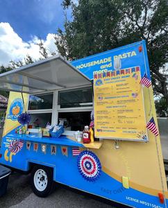 Fairly Used Food Trailers Mobile Kitchen Fast Fully Equipped Food Trailer Truck for Sale to South America/<strong>Bahama</strong>/Carrebians - Product Image 4