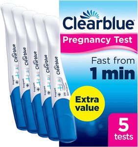Clearblue hamilelik testi çift kontrol ve tarih Combo paketi, 2 Test (1 dijital 1 görsel)/Clearblue dijital gebelik testi hafta - Product Image 2