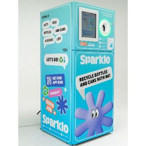 Ai เครื่องรีไซเคิล rvm sparklomat อัจฉริยะที่กำหนดเองมีประสิทธิภาพสำหรับขวดพลาสติกและสภาพกระป๋องอลูมิเนียมใหม่และใช้งาน - Product Image 1