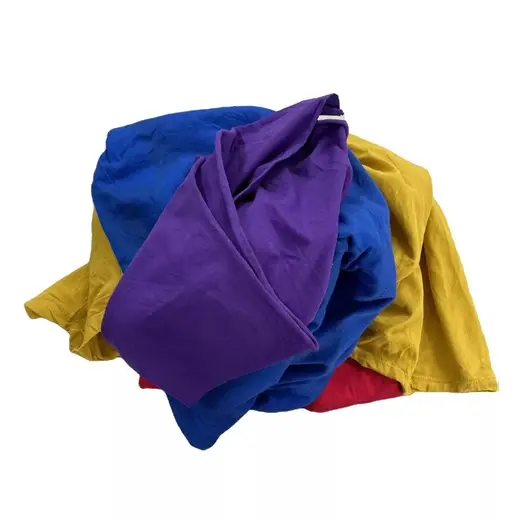 Limbah Tekstil Warna Gelap Kain Pembersih Kain Lap Katun untuk Membersihkan