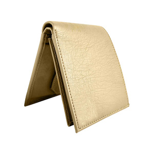 <strong>Custom</strong> Crazy Horse Design Men's Cowhide Leather Long <strong>Wallet</strong> with RFID Feature and Zipper Closure Saffiano Leather Money Clip - Product Image 1