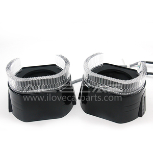AILECAR 2.5英寸最佳水晶双角眼Hid投影仪镜头前照灯套件双AE 12V 55w汽车氙气Cob光源 - Product Image 2