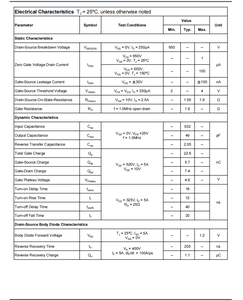Tùy chỉnh MOSFET hrh5n65a 650V 5A 1.9 rãnh SGT phẳng để 220 gói N-CH bóng bán dẫn - Product Image 5