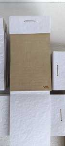 Personalizado feito gravado design floral artesanal capa <span class=keywords><strong>notepad</strong></span> feito com cânhamo forrado papéis