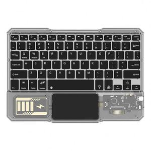 Teclado táctil ultrafino USB C, teclado mágico personalizado para juegos RGB 60%, teclado BT tipo C, Mini teclado inalámbrico portátil para PAD, para tableta, con pantalla táctil, a la medida - Product Image 1