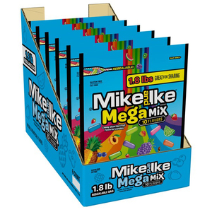 批发供应商Mike和Ike Mega Mix耐嚼什锦糖果-4.25盎司