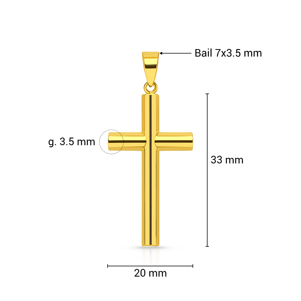 เยลโลว์โกลด์ 33x20มม