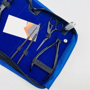 Kit de herramientas de extensión de cabello negro, alicates, Kit de bucle de gancho para eliminación de cuentas de microanillos y kit de alicates multifunción de 2 agujeros - Product Image 2
