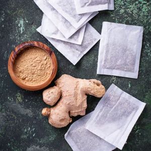 Label pribadi kantong teh jahe Herbal manfaat kesehatan alami kunyit Lemon teh jahe - Product Image 3