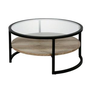 Özelleştirilmiş üç malzeme Modern masa ile çağdaş tarzı kanepe yan Centerpiece oturma odası merkezi sehpa veya depolama - Product Image 6