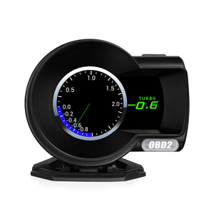 F8 tự động mét đa chức năng HEAD-up hiển thị HUD Đồng hồ tốc độ với 6 giao diện khác nhau OBD2 đo cho xe ô tô 1 năm bảo hành - Product Image 1