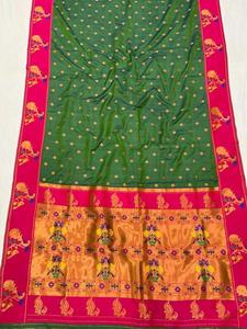 Paithani yumuşak ipek Saree toptan fiyat hindistan - Product Image 4