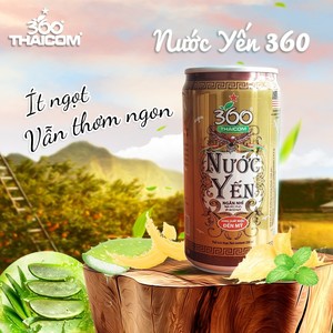 無料サンプル360 Thaicom白い真菌鳥の巣水オリジナルフレーバーベトナム輸出業者鳥の巣ソフトドリンク缶<span class=keywords><strong>250ml</strong></span>、500ml