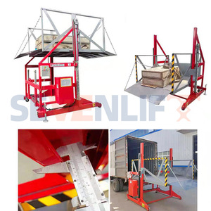 Fábrica al por mayor 2 toneladas camión contenedor móvil carga descarga equipo elevador plataforma hidráulica