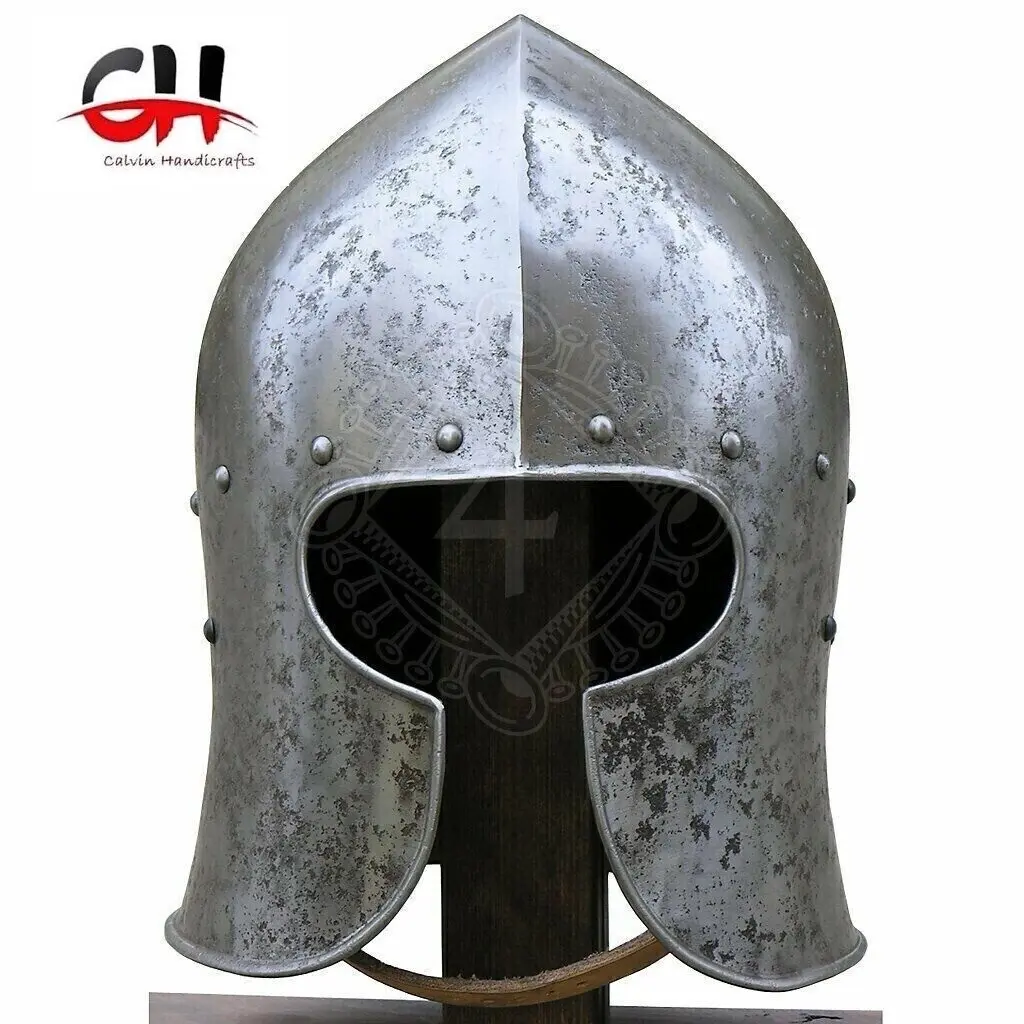 중세 바부다 헬멧 위대한 기사 기사단 헬멧 선물.