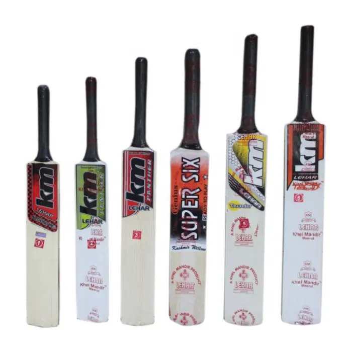Özelleştirilmiş ucuz ahşap söğüt kriket sopası promosyon İmza Mini kriket ahşap yarasa toptan fiyatlar kriket sopası çocuklar için