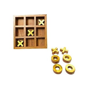 儿童木制XO游戏经典井字游戏家庭学习和乐趣 - Product Image 3