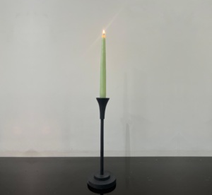 畅销现代黑色金属锥形烛台重型合理婚庆家居装饰中心 - Product Image 2