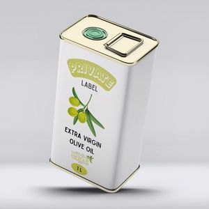 Private Label Extra Virgin Olive <strong>Oil</strong> 1L Tin Spanish, First Cold Pressed for Cooking and Seasoning - Product Image 2