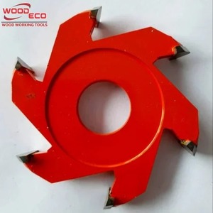 ACP WOOD ACRYLIC Tools Groove Spindle <strong>Cutter</strong> Blade Slotting <strong>Cutter</strong> 120*35*6T Profile Six-edge End Mill V Groove <strong>Cutter</strong> - Product Image 3