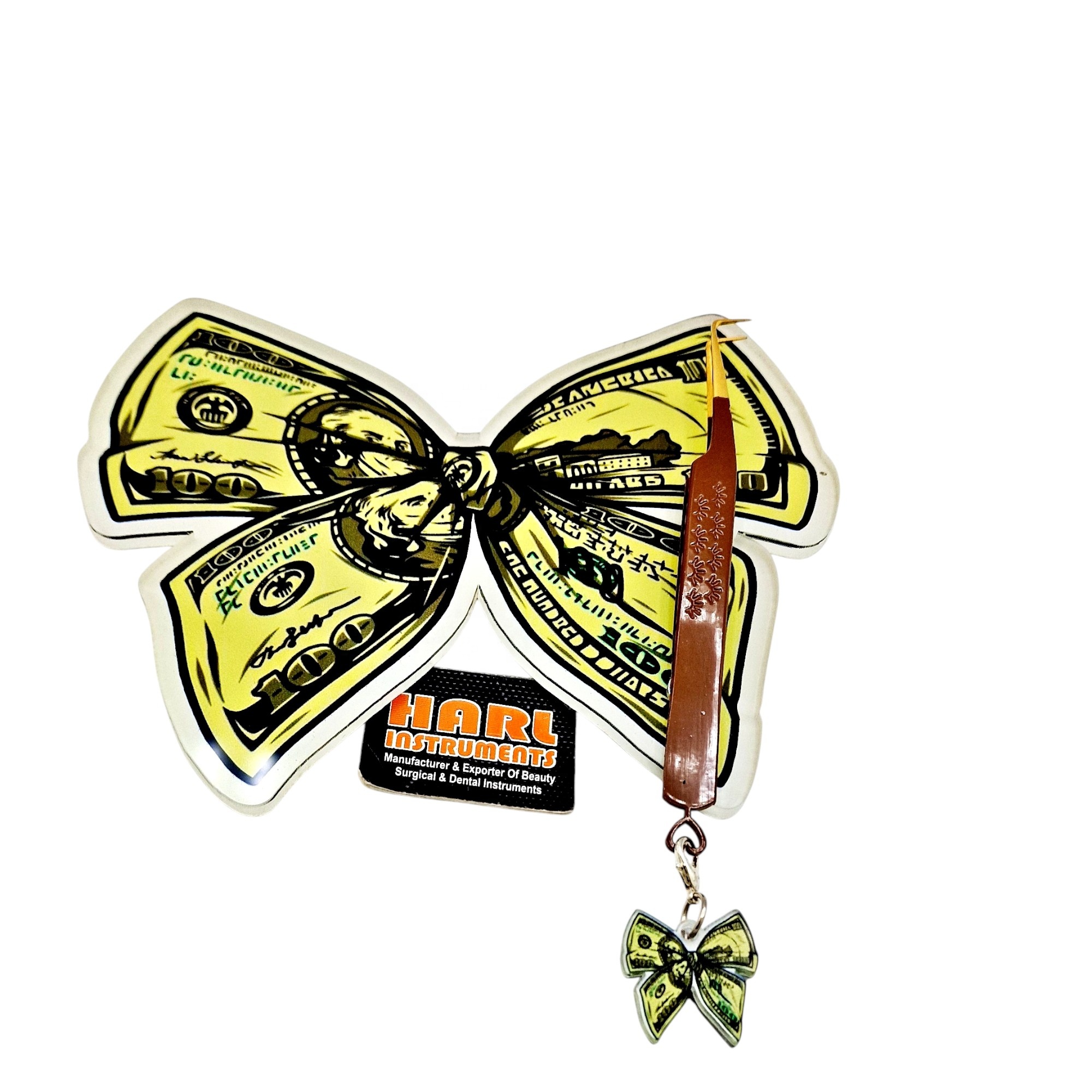 Tweezer With Dollar Sing Charms