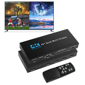SY HDMI Multi-Viewer 4X1, 4 en 1 Conmutador HDMI con control remoto, visor 4K HDMI Multi-Switch - Product Image 2